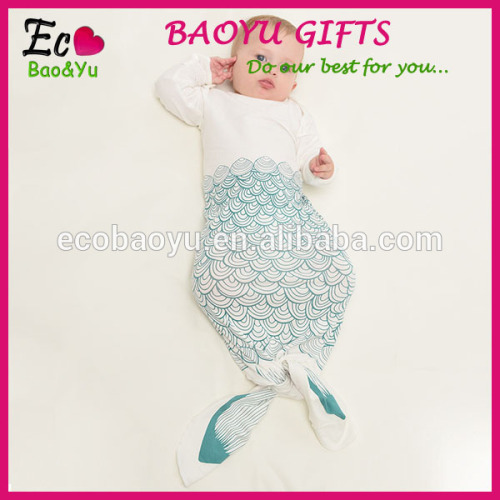 Cotton Material Baby Mermaid Tail Sleeping Bag