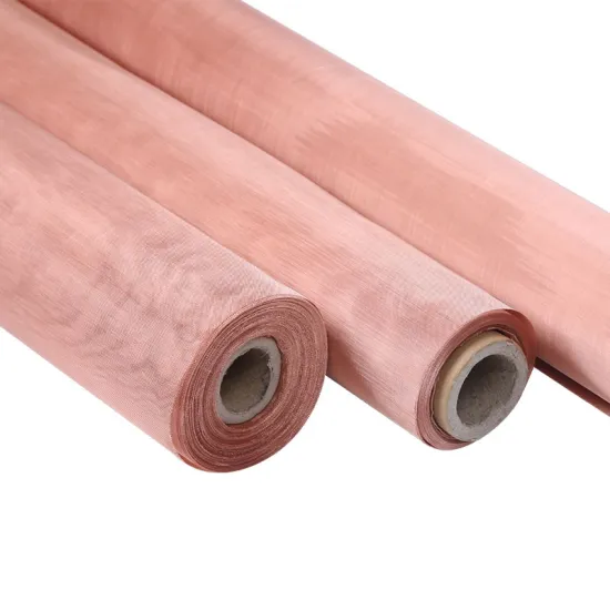 99% Pure Copper Wire Ultra Fine Screen Mesh for Filtering