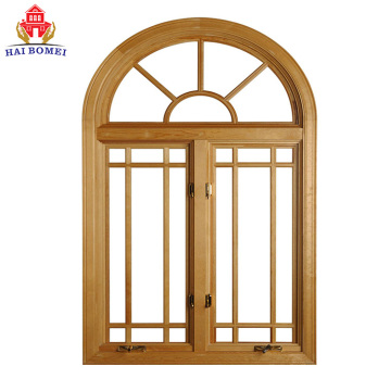 European Style Aluminum Sliding Window with Top Arch