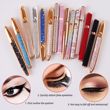 Bling Rhinestone Tube a doppio utilizzo della ciglia per ciglia - vegana e crudeltà