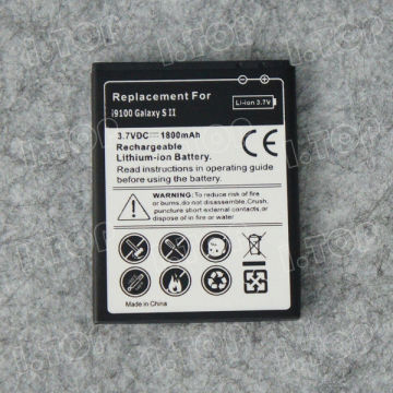 replacement mobile phon battery for Samsung i9100