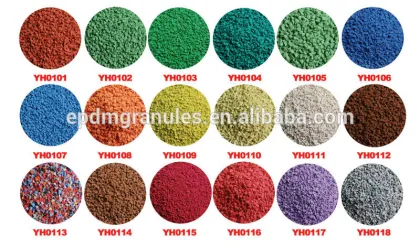 YINHE colored EPDM Granules
