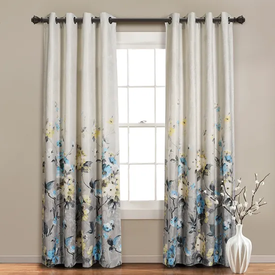 Blackout Thermal Insulated Drapes: New Design Print Curtains for Bedroom and Living Room