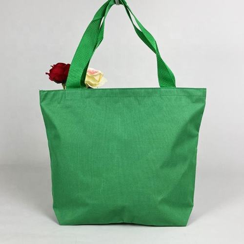 Green Sublimation Polyester Tote Bags