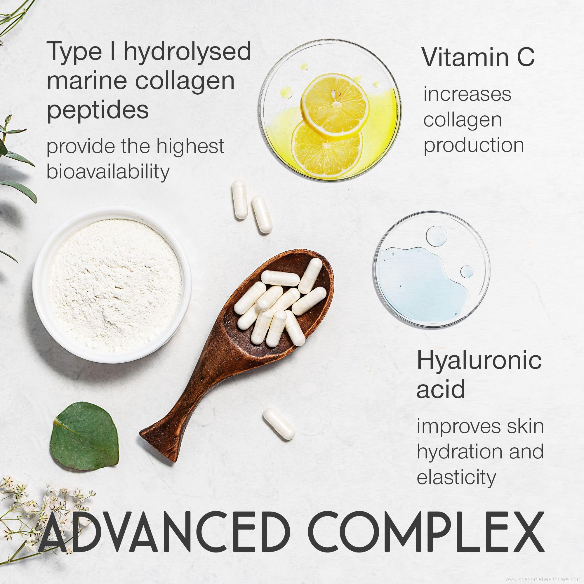 High Strength Collagen capsules marine collagen supplements