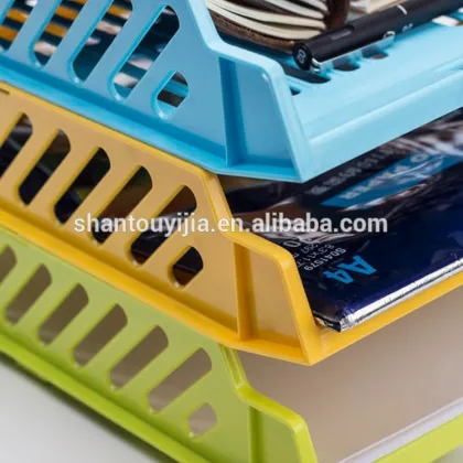 Office desk organizer Plastic Documents basket plastic file tray