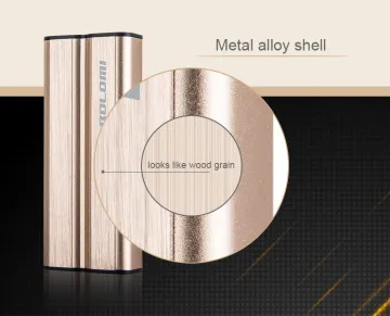 Custom cylinder power bank with flashlight for iphone powerbank 5200mah