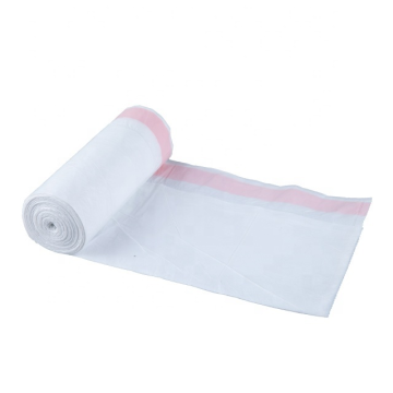 Eco-Friendly Recycled PET Large Scented Trash Bags - 13 Gallon White Plastic Drawstring Garbage Bags