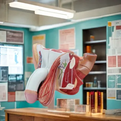 DARHMMY School Medical Teaching 4-Part Male Genital Anatomical Model for Science Education