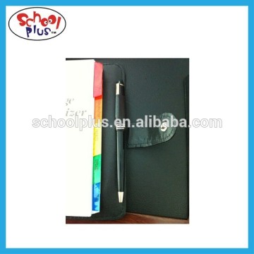 PU mini notepad with pen for promotion