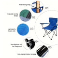 Outdoor Aluminum Folding Chair with Carry Bag