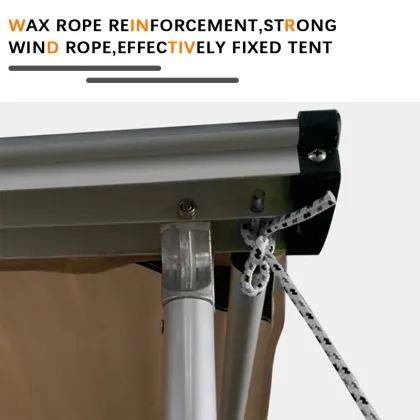 Waterproof Canvas Camping Car Awning Rooftop Tent