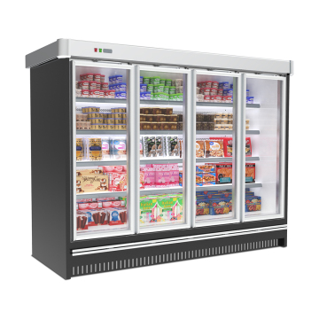 Hot Sale Upright Glass Display Drink Fridge