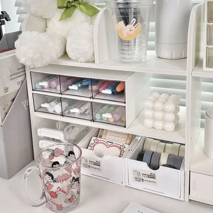 Cute Simple Style Multi-functional Mini Bookshelf for Living Room