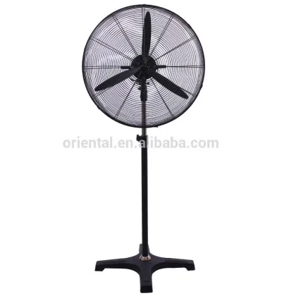 Powerful floor industrial fan, metallic fan, industrial stand fan