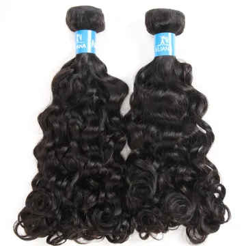 100% Natural Indian Raw Human Hair Weft  Cuticle Aligned Indian Hair bundles