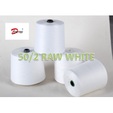 100 % Polyestergarn 50/2 RAW WHITE