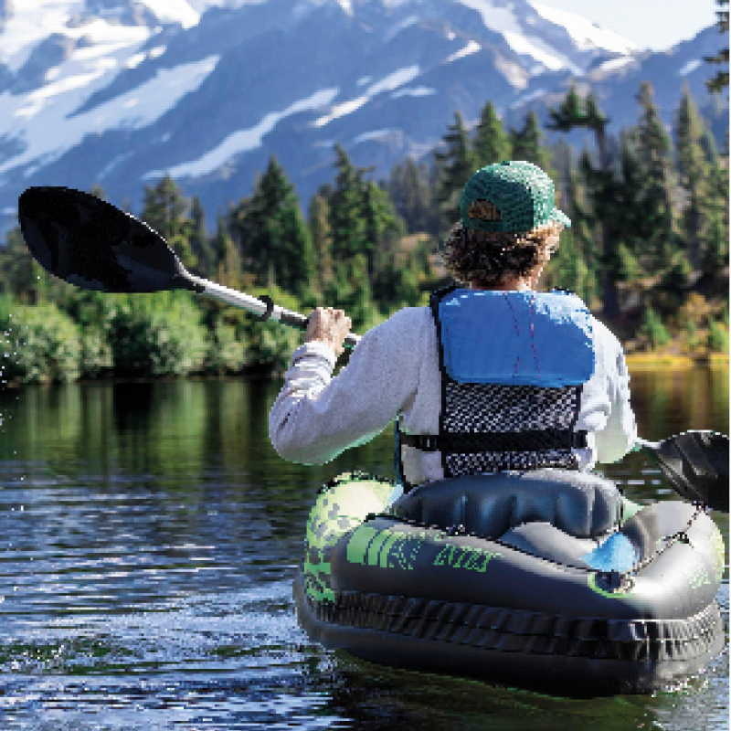 HIFUN 2 Person Foldable Inflatable Fishing Kayak