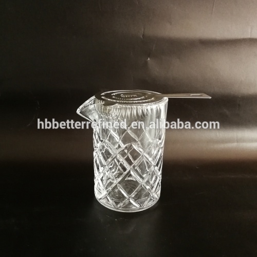 Large Yarai Mixing Pitcher With Strainer