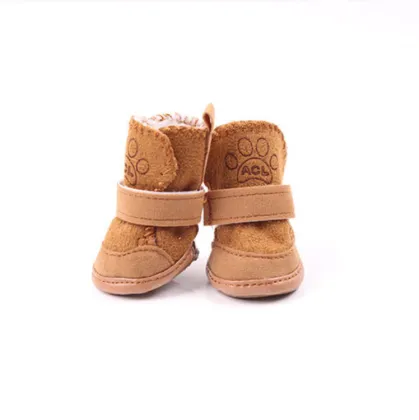 Winter pet snow shoes for small dogs