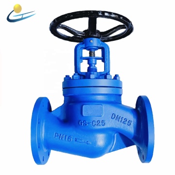 GS-C25 DIN Carbon Steel Bellow Globe Valve PN16