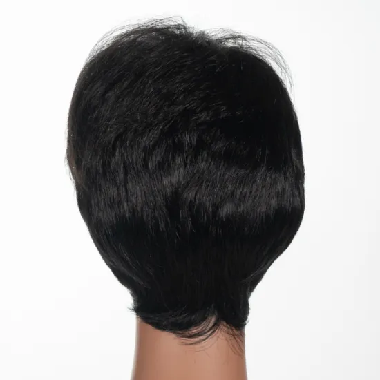 Human Hair Wigs for Black Woman Machine Made  Brazilian Curly Bob Wig Short Length  Virgin Cuticle Aligned Hair
