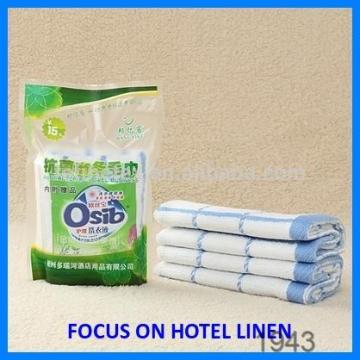 100% cotton white hotel towel sets plain jacquard