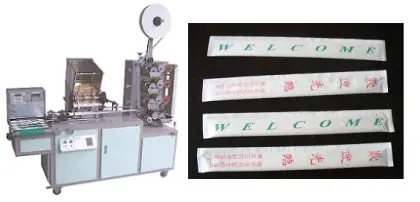 chopsticks wrapping machine, chopsticks packing machine