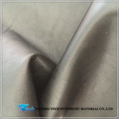 High technological good elastic leather material for clothes eco friendly pu leather