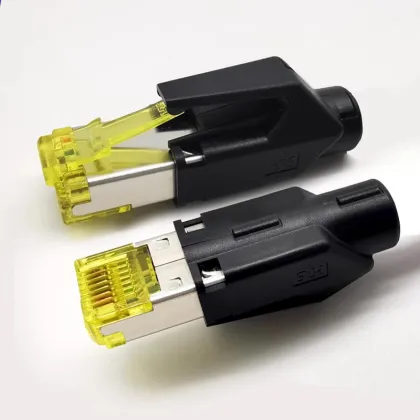 HRS Hirose Crystal Head TM31P-TM-88P Industrial Shielded Network Cable Connector