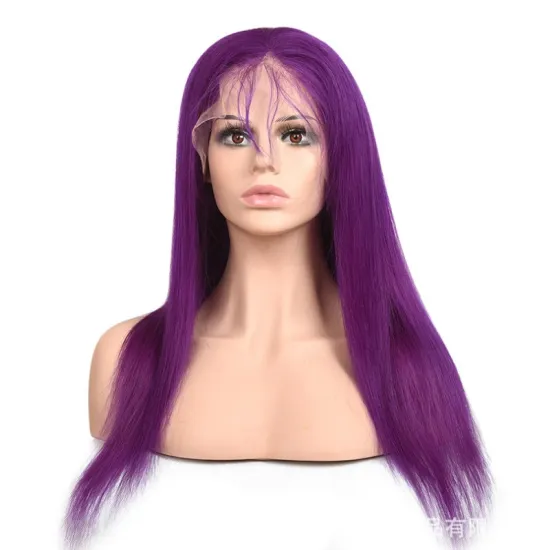 Can Be Customized Lace Frontal Human Hair Color Wigs PrePlucked Cuticle Aligned Brazilian Highlight Colored Brazilian Hair Wig
