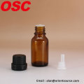 Garrafa de conta-gotas de óleo essencial de vidro amber 30ml