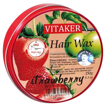 150G Strong Hold Fast Drying Hair Wax with Light Texture - Easy to Wash Off, 8 Colors Available