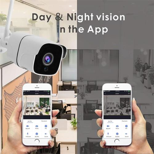 CCTV 1.0MP Wireless Wifi Bullet Security IP Camera