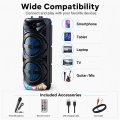 LED Işık Taşınabilir Bluetooth Hoparlör