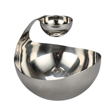 Stainless Steel Mixing Bowl Swan-neck Design For Food