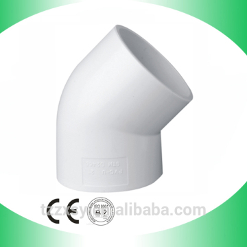 45 degree pvc elbow made in china