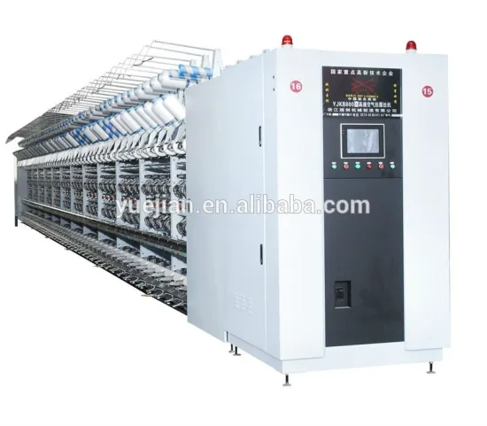 YJKB800D High Speed Computerised Spandex Airjet Covering Machine