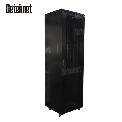 OEM 42U 48U Communications Rack Enclosure: Insulated Server Cabinet with Cooling for Outdoor Use