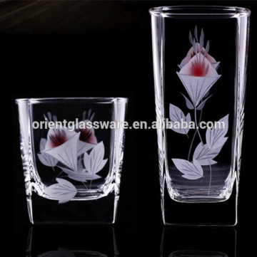 change color cup glass frosted glass cup