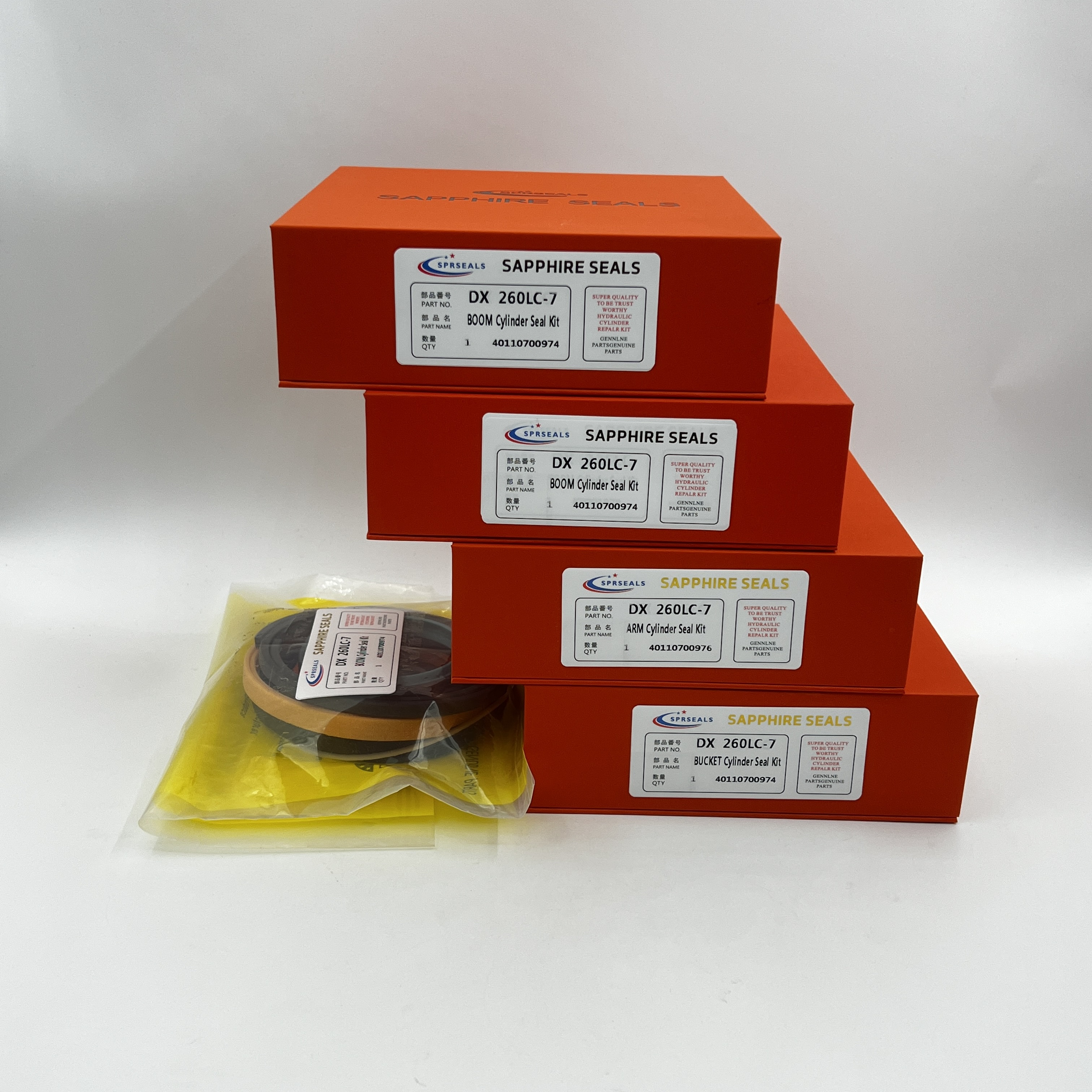 DX 260 Hydraulic seal repair kit (1)