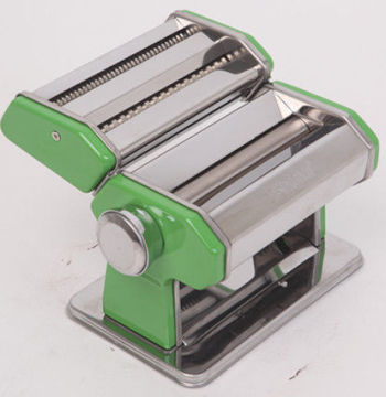 Green Manual Hand - Operated 180mm Detachable Pasta Making Machines Fettuccine, Taglioli
