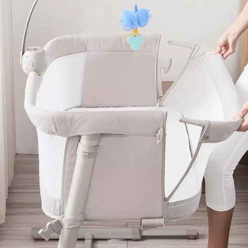 Ronbei New Born Baby Bed Portable Baby Crib