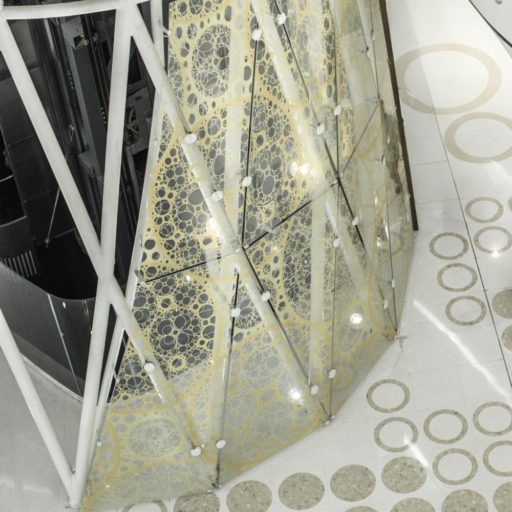 Furniture and countertop printed glass