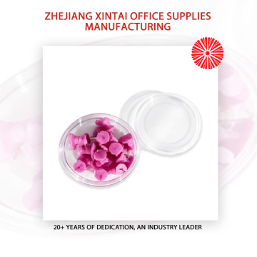 ECO Pink Big Head Plastic Push Pins Efficiency