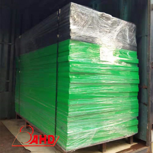 Folha de plástico HDPE de polietileno de cor verde
