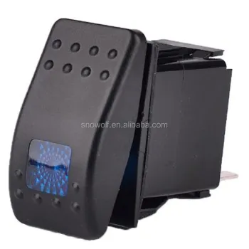 Marine Spot Light Rocker On-Off Switch 2 Pole Panel