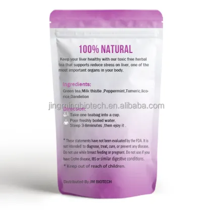 Customized Super Colon Liver Cleanse Herbal Detox Tea for Healthy Liver Function