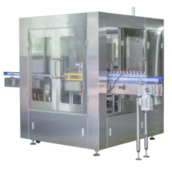 Rotary Glass PET Jar Label Applicator Machine