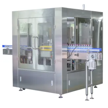 Rotary Glass PET Jar Label Applicator Machine